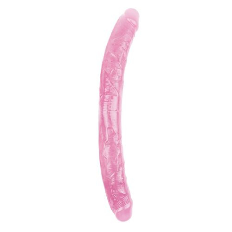 13 Inch Double Side Pink Non-Vibrating Dildo AWKDNV-02 - Image 3