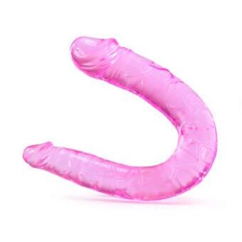 13 Inch Double Side Pink Non-Vibrating Dildo AWKDNV-02