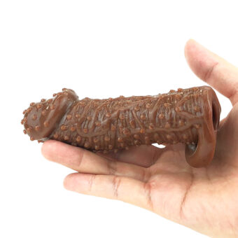 Choco Penis Sleeve/Reusable Condom AWKPE-04