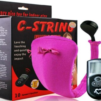 10 Speed Vibrating Panty C-String AWKVP-01