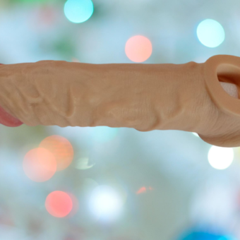 Fat Boy Double Layer Silicone Penis Sleeve AWKPES-05