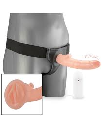 8 Inch 2 In 1 With Pussy Strap On Dildo Vibrator AWKSO-08