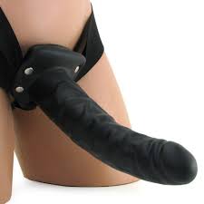 Fetish Fantasy Hollow 8 Inch Black Strap On AWKSO-10
